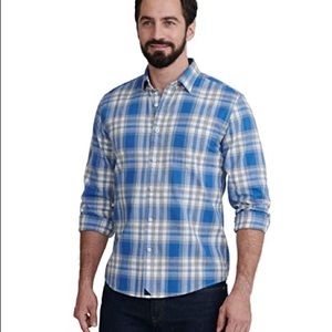 🎉🎊Host Pick🎊🎉 EUC UNTUCKit Long Sleeved Men’s Shirt:  Blue/Grey Plaid: Sz L